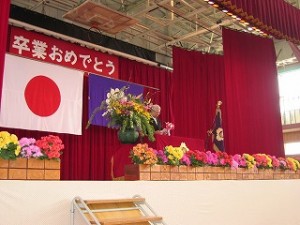 2005/3/19 区立中学校卒業式