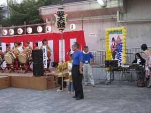 2007/8/25 区内各所で盆踊り