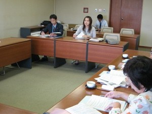 2007/9/3 公明会派視察として青森県八戸市-広告パートナー制度