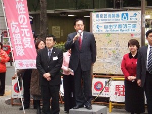 2009/3/8　「女性の健康週間」街頭　太田代表も参加！