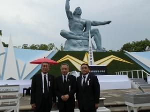 2012/8/9　平和式典、大村市役所訪問
