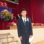 2004/3/19 区立中学校卒業式