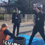 25R7.4.05 長崎三丁目町会の餅つき大会