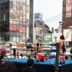 25R7.10.05 　巣鴨でプロレスと災害時の避難訓練